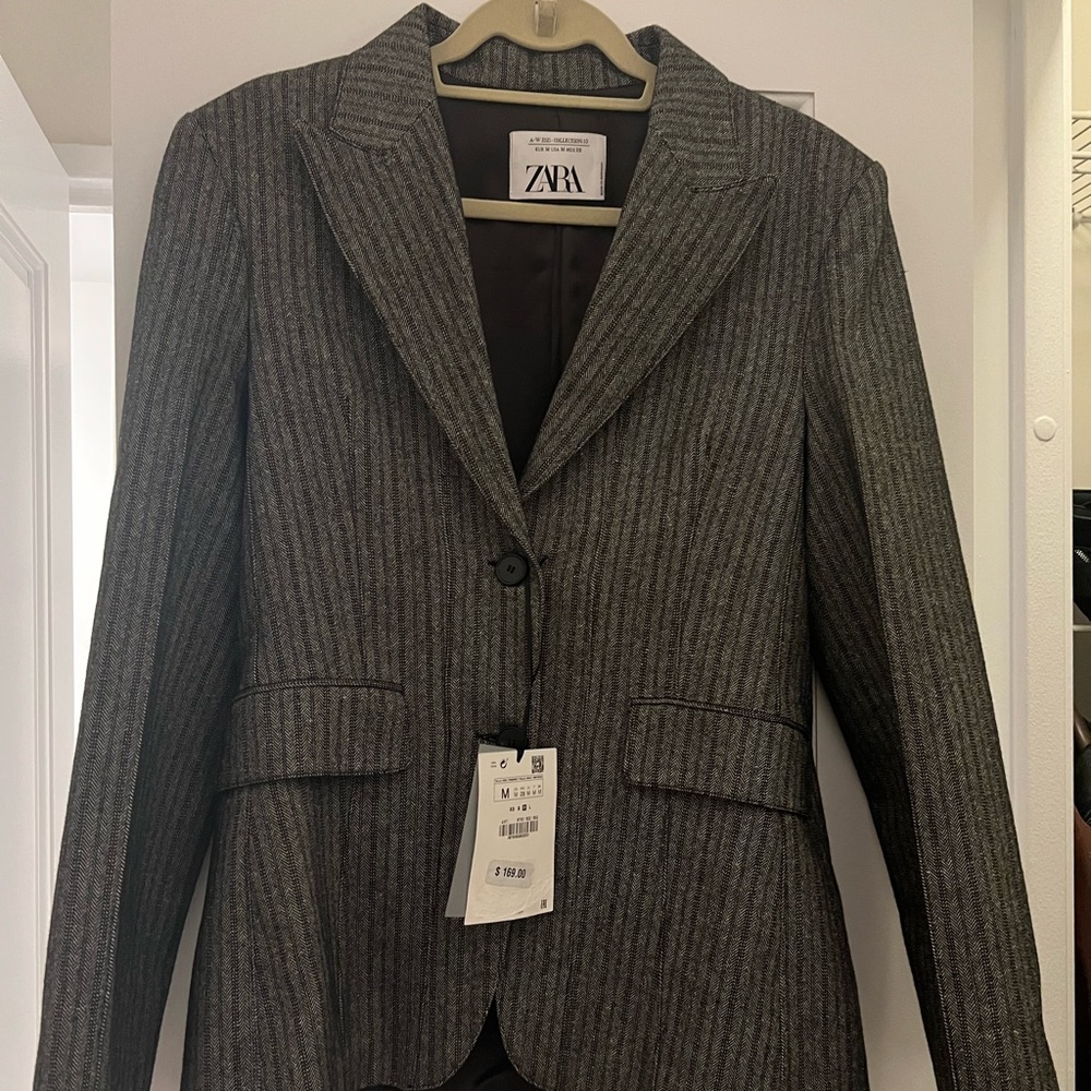 NWT ZARA WOOL BLAZER